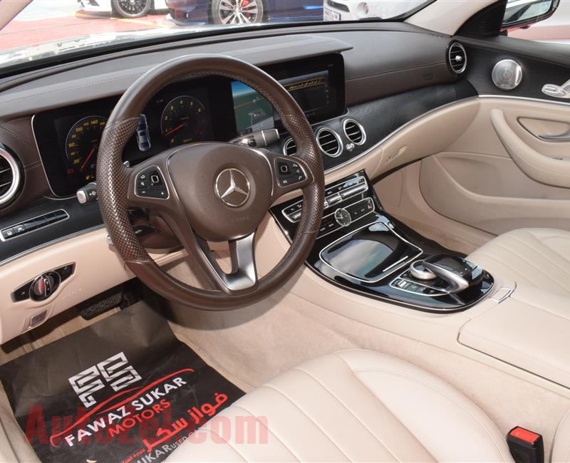 MERCEDES-BENZ E300- 2017- GREY- 22 000 KM- GCC