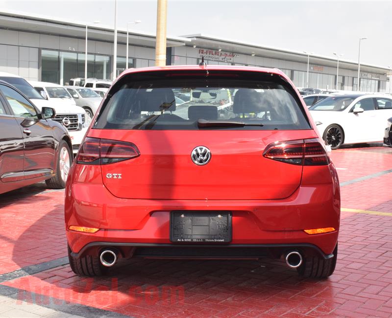 VOLKSWAGEN GTI- 2018- RED- 47 000 KM- GCC