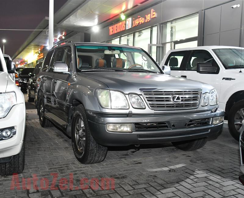 LEXUS LX 470 MODEL 2004 - GREY - V8 - GCC 