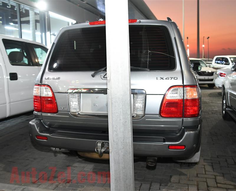 LEXUS LX 470 MODEL 2004 - GREY - V8 - GCC 