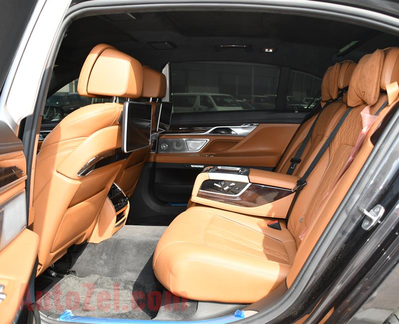 BMW 750 LI MODEL 2016 - BROWN - 50000 KM - V8 - GCC 