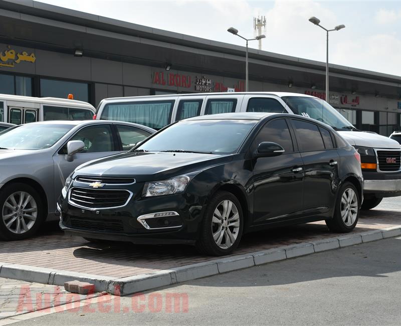 CHEVROLET CRUZE NUM 1 MODEL 2016 - GREEN -  91,000 KM - V4 - GCC 