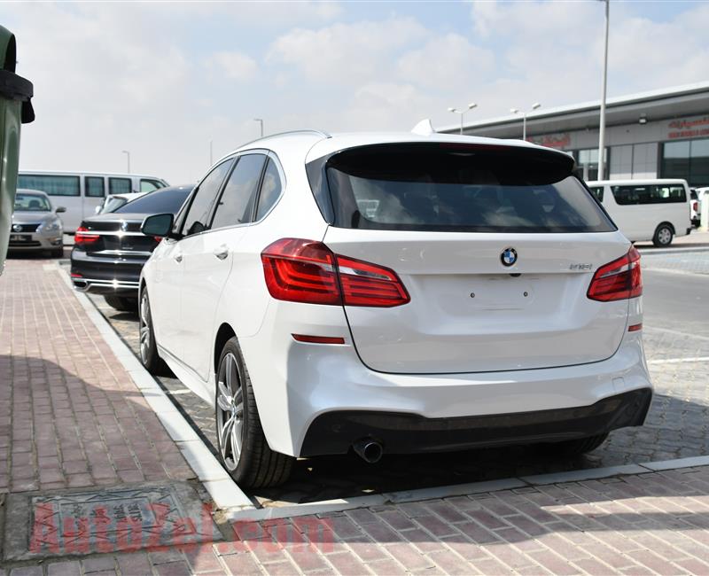 BMW 218i  ( NUM 1 - FULLOPTION )  -  MODEL 2016 - WHITE - 102000 KM - V4 - GCC 