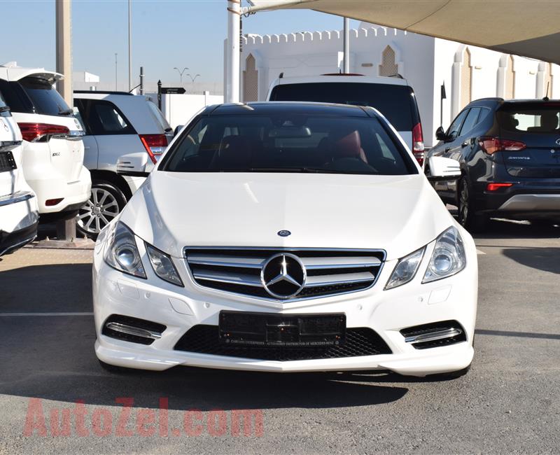 MERCEDES-BENZ E350- 2013- WHITE- 64 000 KM- GCC SPECS