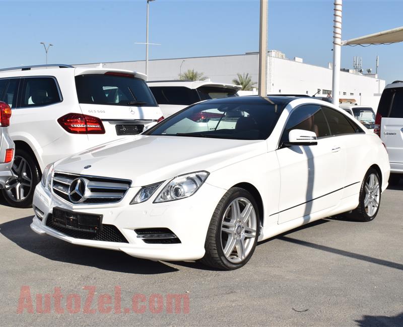 MERCEDES-BENZ E350- 2013- WHITE- 64 000 KM- GCC SPECS