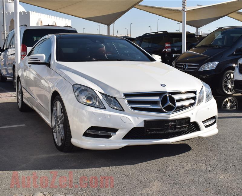 MERCEDES-BENZ E350- 2013- WHITE- 64 000 KM- GCC SPECS