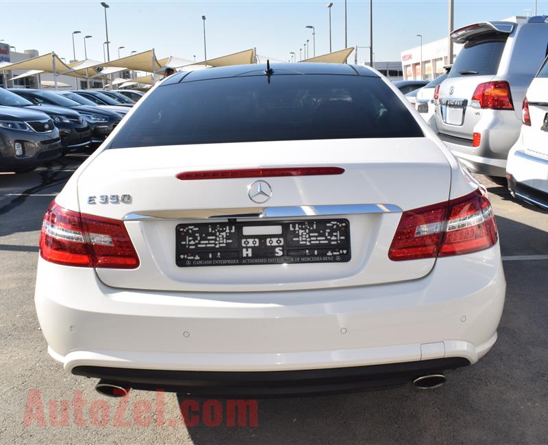 MERCEDES-BENZ E350- 2013- WHITE- 64 000 KM- GCC SPECS