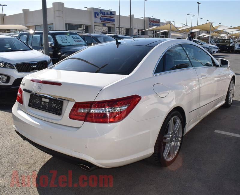 MERCEDES-BENZ E350- 2013- WHITE- 64 000 KM- GCC SPECS