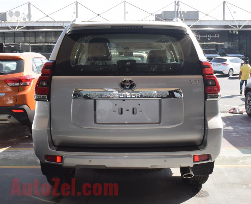 TOYOTA LAND CRUISER PRADO VX- 2020- SILVER- GCC SPECS- DIESEL