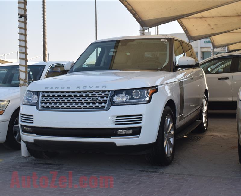 RANGE ROVER HSE MODEL 2015 - WHITE - 120,000 KM - V8 - CAR SPECS IS AMERICAN 