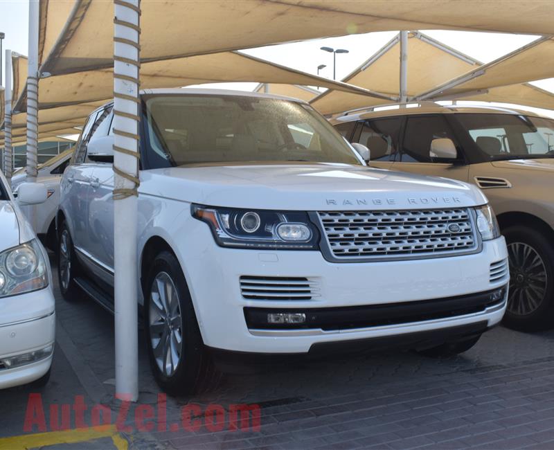 RANGE ROVER HSE MODEL 2015 - WHITE - 120,000 KM - V8 - CAR SPECS IS AMERICAN 