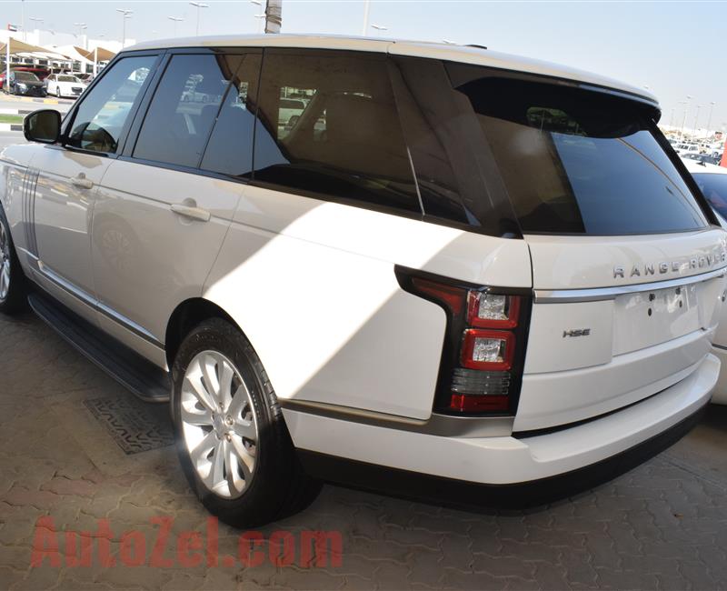 RANGE ROVER HSE MODEL 2015 - WHITE - 120,000 KM - V8 - CAR SPECS IS AMERICAN 