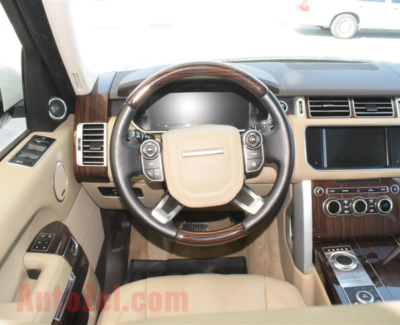 RANGE ROVER HSE MODEL 2015 - WHITE - 120,000 KM - V8 - CAR SPECS IS AMERICAN 