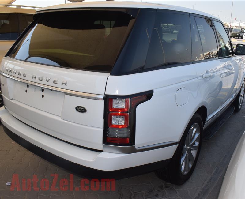 RANGE ROVER HSE MODEL 2015 - WHITE - 120,000 KM - V8 - CAR SPECS IS AMERICAN 