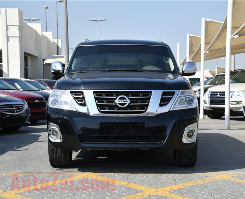 NISSAN PATROL LE PLATINUM- 2014- BLACK- 295 000 KM- GCC