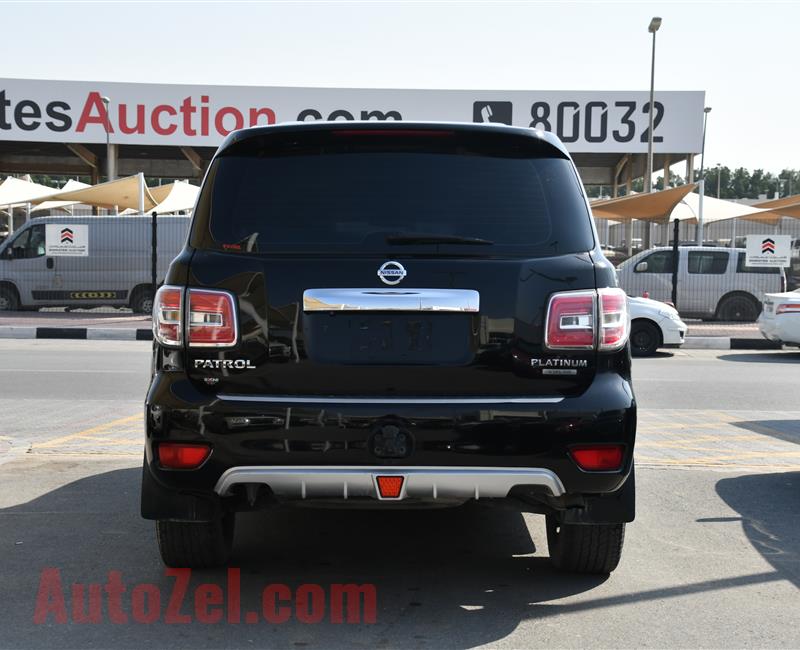 NISSAN PATROL LE PLATINUM- 2014- BLACK- 295 000 KM- GCC