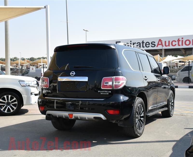 NISSAN PATROL LE PLATINUM- 2014- BLACK- 295 000 KM- GCC