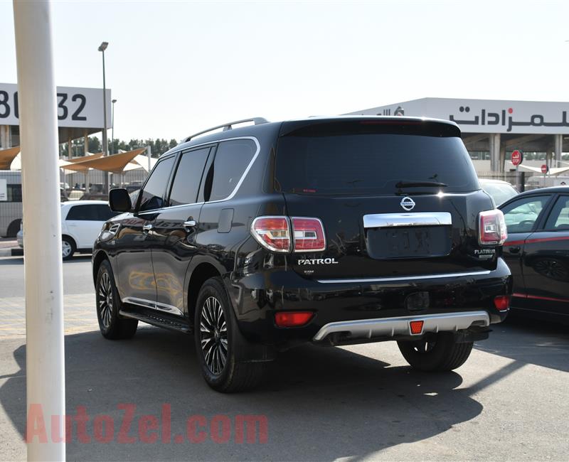 NISSAN PATROL LE PLATINUM- 2014- BLACK- 295 000 KM- GCC