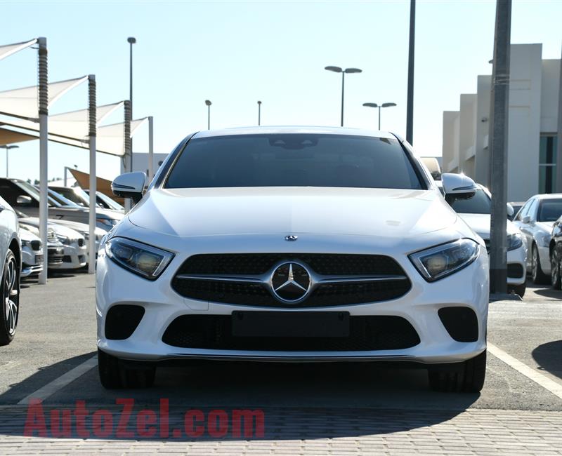 MERCEDES-BENZ CLS400- 2019- WHITE- 9 000 KM- KOREAN SPECS