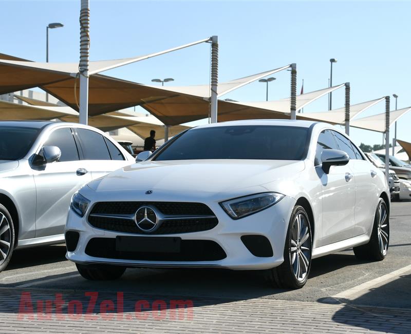 MERCEDES-BENZ CLS400- 2019- WHITE- 9 000 KM- KOREAN SPECS