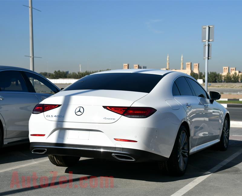 MERCEDES-BENZ CLS400- 2019- WHITE- 9 000 KM- KOREAN SPECS