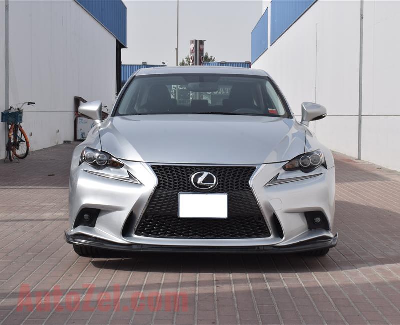 LEXUS IS250- 2015- SILVER- 30 000 KM- US SPECS