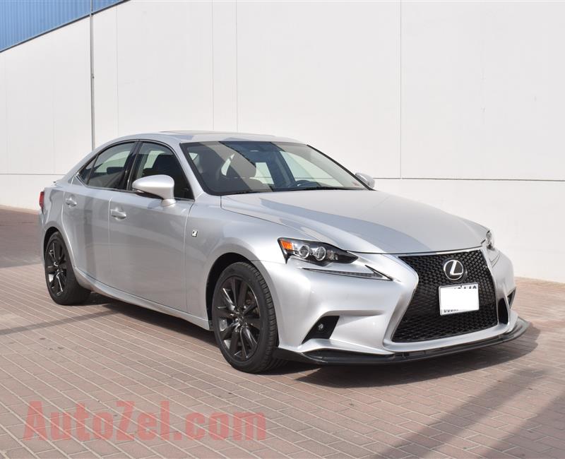 LEXUS IS250- 2015- SILVER- 30 000 KM- US SPECS