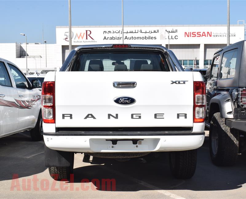 FORD RANGER  XLT MODEL 2013 - WHITE - 204,000 KM - V6 - GCC 