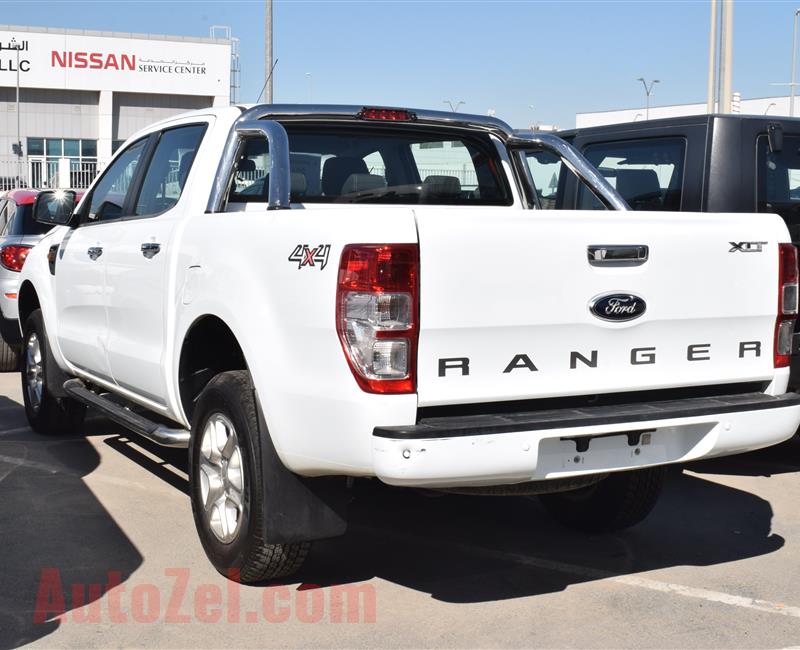 FORD RANGER  XLT MODEL 2013 - WHITE - 204,000 KM - V6 - GCC 