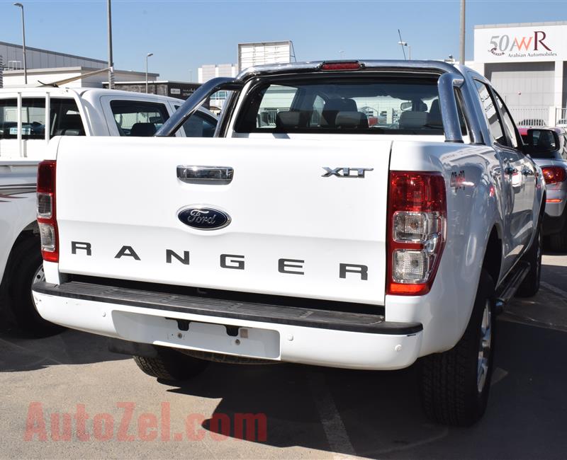 FORD RANGER  XLT MODEL 2013 - WHITE - 204,000 KM - V6 - GCC 