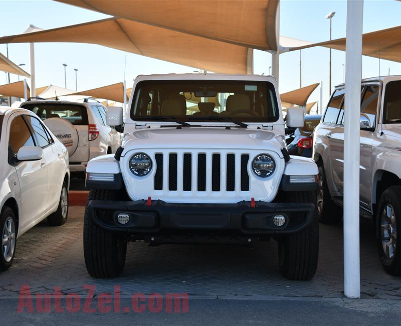 BRAND NEW JEEP WRANGLER UNLIMITED- 2019- WHITE- ZERO KM- GCC