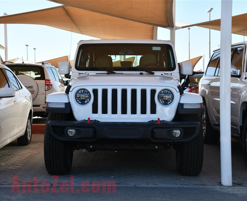 BRAND NEW JEEP WRANGLER UNLIMITED- 2019- WHITE- ZERO KM- GCC