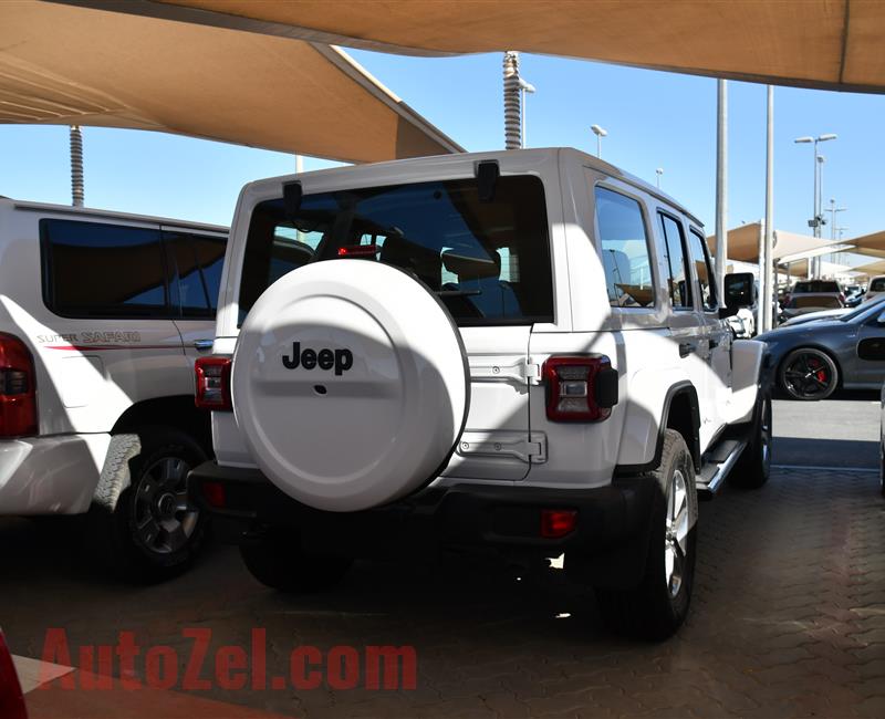 BRAND NEW JEEP WRANGLER UNLIMITED- 2019- WHITE- ZERO KM- GCC