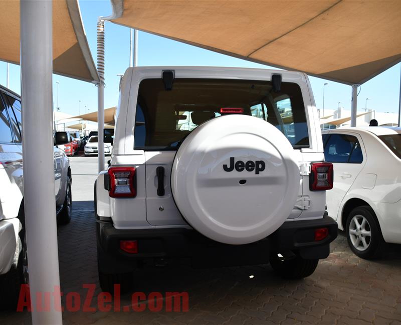 BRAND NEW JEEP WRANGLER UNLIMITED- 2019- WHITE- ZERO KM- GCC