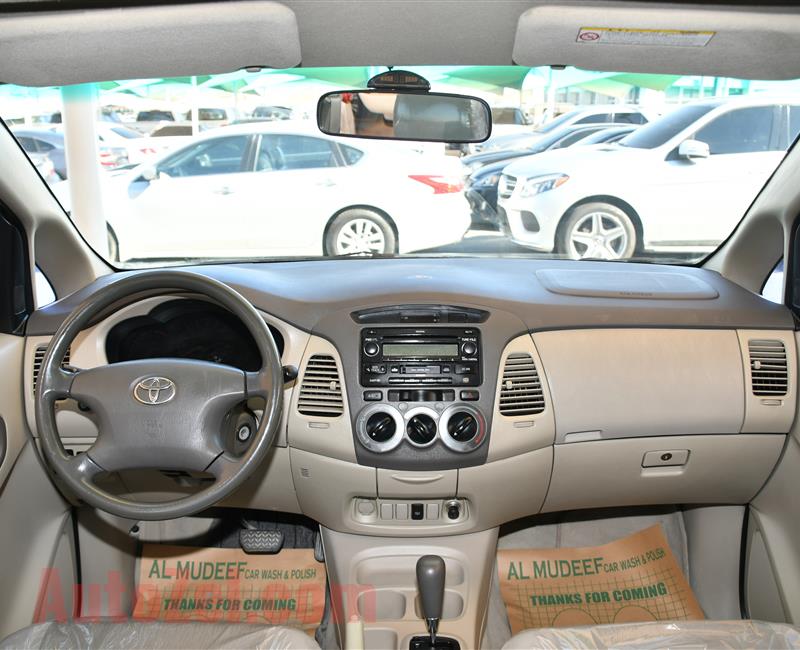 TOYOTA INNOVA- 2010- WHITE- 172 000 KM- GCC