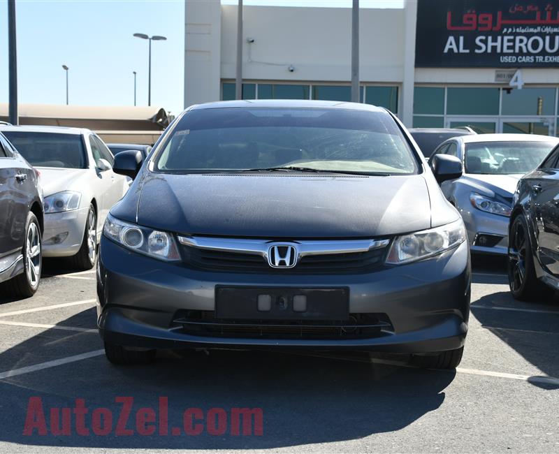 HONDA CIVIC- 2012- GREY- 121 000 KM- JAPANESE SPECS