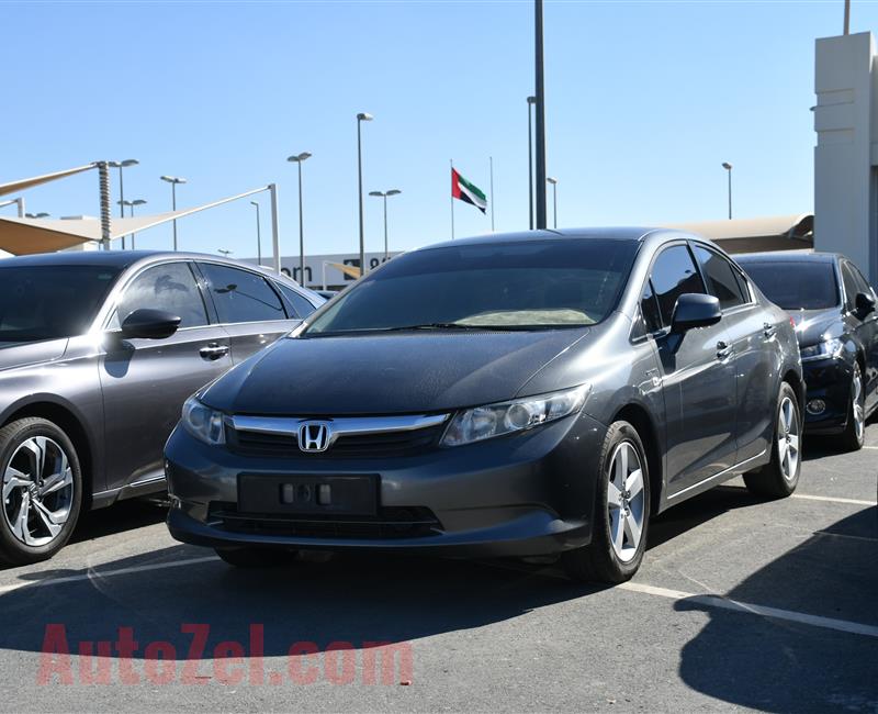 HONDA CIVIC- 2012- GREY- 121 000 KM- JAPANESE SPECS