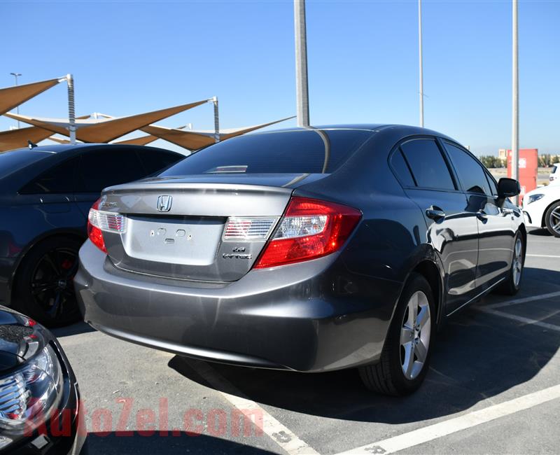 HONDA CIVIC- 2012- GREY- 121 000 KM- JAPANESE SPECS