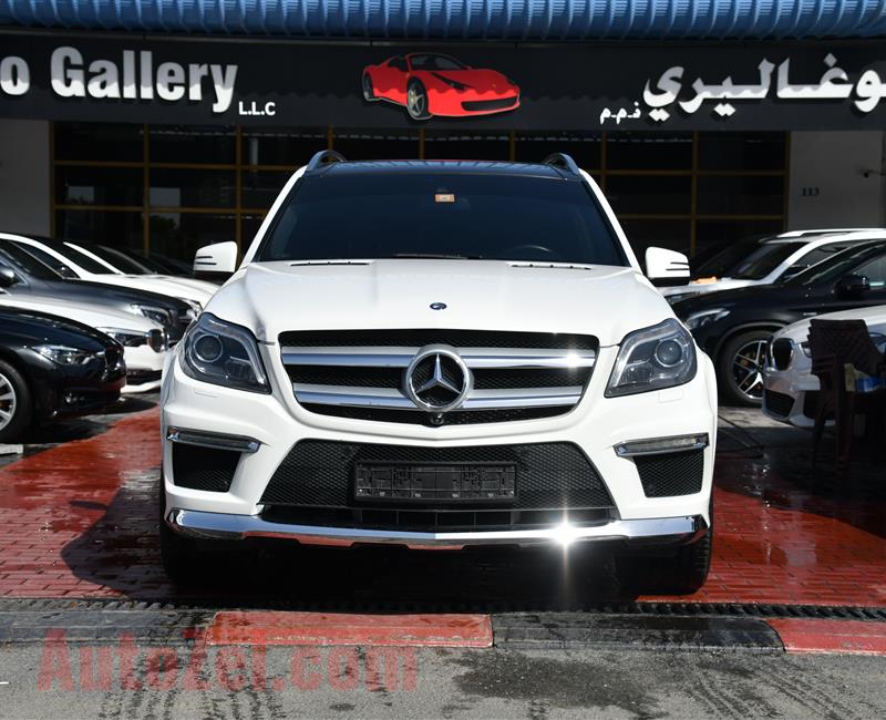 MERCEDES-BENZ GL500- 2015- WHITE- 90 000 KM- GCC SPECS