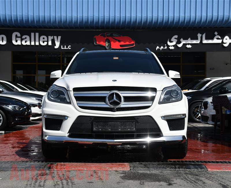 MERCEDES-BENZ GL500- 2015- WHITE- 90 000 KM- GCC SPECS