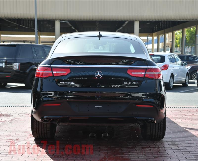 BRAND NEW MERCEDES-BENZ GLE43- 2019- BLACK- GCC SPECS