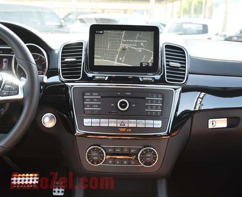 MERCEDES-BENZ GLE43- 2019- WHITE- GCC SPECS- BROWN INTERIOR COLOR
