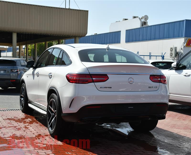 BRAND NEW MERCEDES-BENZ GLE43- 2019- WHITE- GCC SPECS- CREAM INTERIOR COLOR