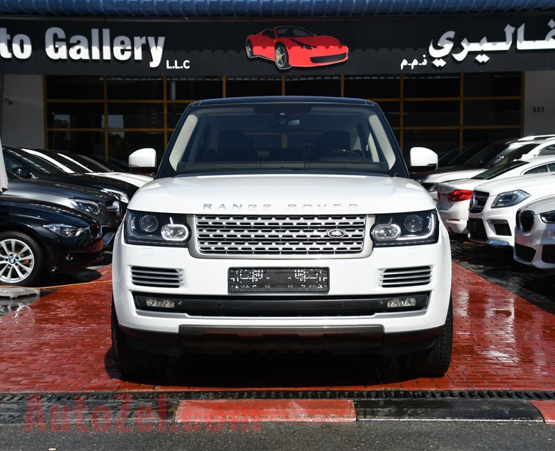 RANGE ROVER VOGUE SUPERCHARGED- 2014- WHITE- 120 000 KM- GCC SPECS