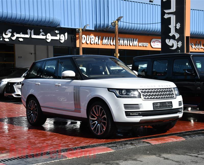 RANGE ROVER VOGUE SUPERCHARGED- 2014- WHITE- 120 000 KM- GCC SPECS