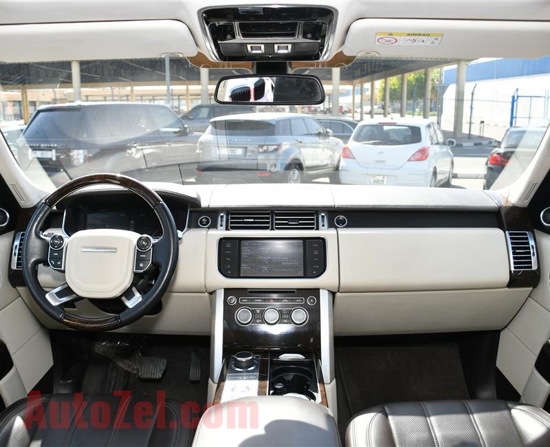 RANGE ROVER VOGUE SUPERCHARGED- 2014- WHITE- 120 000 KM- GCC SPECS