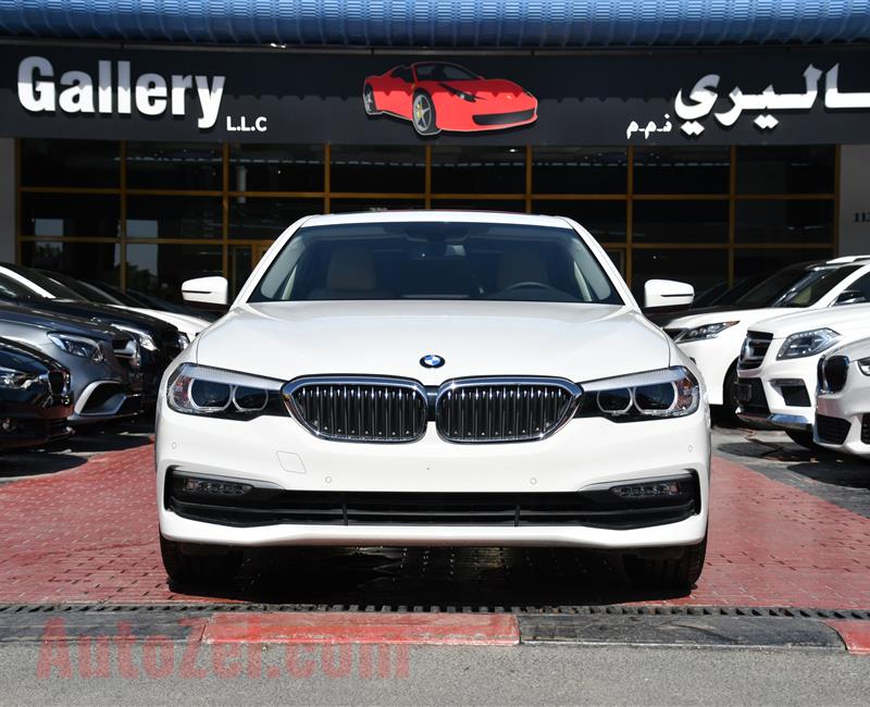 BRAND NEW BMW 520i- 2019- WHITE- GCC SPECS