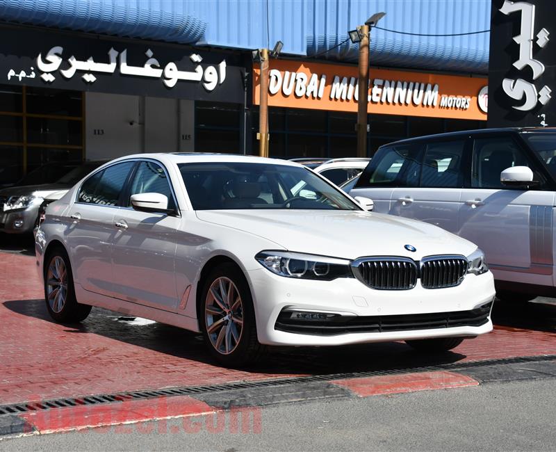 BRAND NEW BMW 520i- 2019- WHITE- GCC SPECS