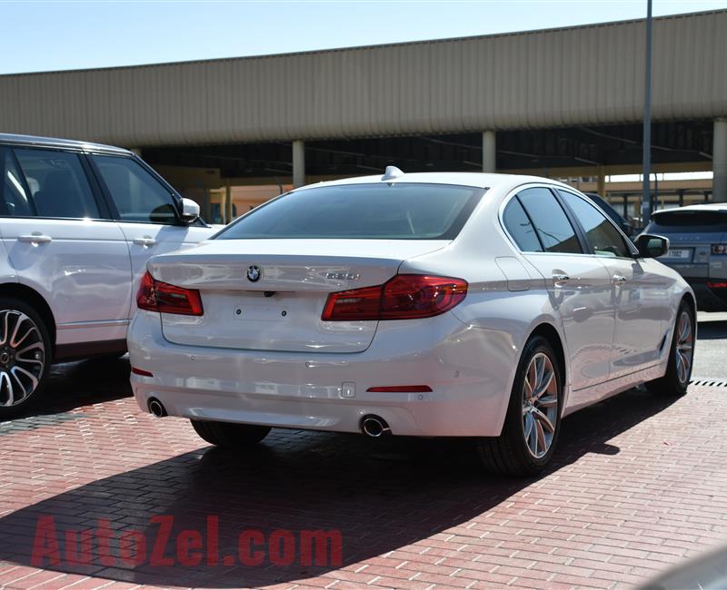 BRAND NEW BMW 520i- 2019- WHITE- GCC SPECS