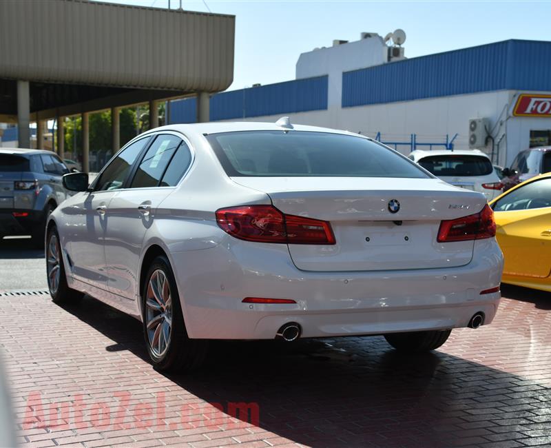 BRAND NEW BMW 520i- 2019- WHITE- GCC SPECS